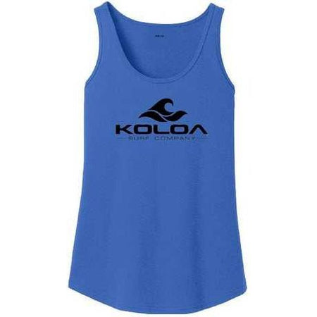 Koloa Surf Co. Ladies Classic Wave Logo Soft Cotton Tank Top Koloa Surf Company Womens Apparel