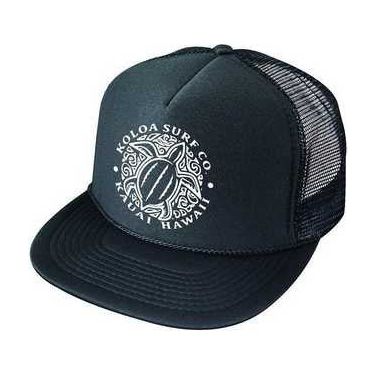 Koloa Surf Co. Hawaiian Turtle Honu Logo Mesh Back Trucker Hat Koloa Surf Company Accessories and More