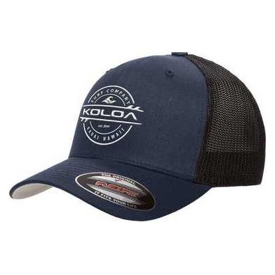 Koloa Surf Co. Premium Embroidered Thruster Logo Flexfit 6511 Truckers Caps Koloa Surf Company Mens Apparel