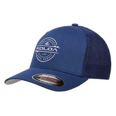 Koloa Surf Co. Premium Embroidered Thruster Logo Flexfit 6511 Truckers Caps Koloa Surf Company Mens Apparel