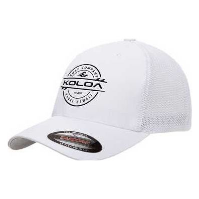 Koloa Surf Co. Premium Embroidered Thruster Logo Flexfit 6511 Truckers Caps Koloa Surf Company Mens Apparel