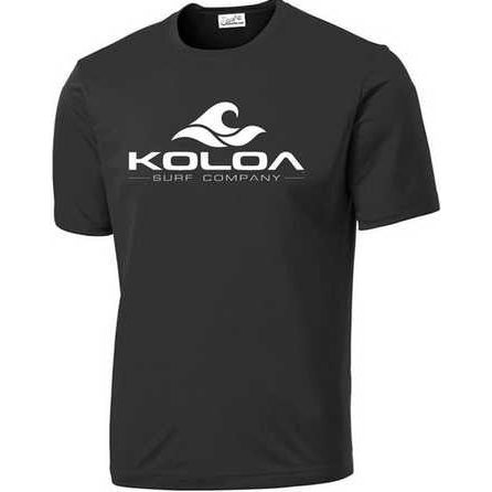 Koloa Surf Co. Wave Logo Moisture Wicking Athletic All Sport Training Tees Koloa Surf Company Men's Shirts