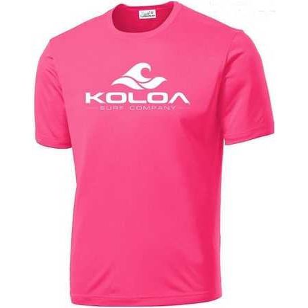 Koloa Surf Co. Wave Logo Moisture Wicking Athletic All Sport Training Tees Koloa Surf Company Men's Shirts