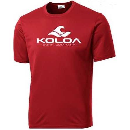 Koloa Surf Co. Wave Logo Moisture Wicking Athletic All Sport Training Tees Koloa Surf Company Men's Shirts