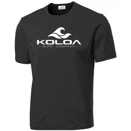 Koloa Surf Co. Wave Logo Moisture Wicking Athletic All Sport Training Tees Koloa Surf Company Men's Shirts