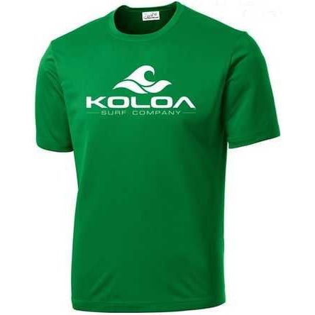 Koloa Surf Co. Wave Logo Moisture Wicking Athletic All Sport Training Tees Koloa Surf Company Men's Shirts