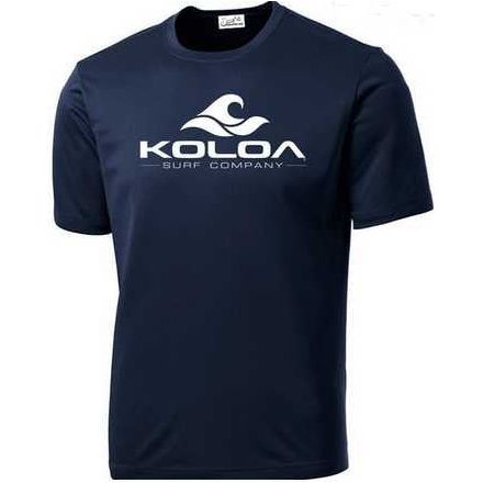 Koloa Surf Co. Wave Logo Moisture Wicking Athletic All Sport Training Tees Koloa Surf Company Men's Shirts