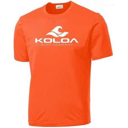 Koloa Surf Co. Wave Logo Moisture Wicking Athletic All Sport Training Tees Koloa Surf Company Men's Shirts