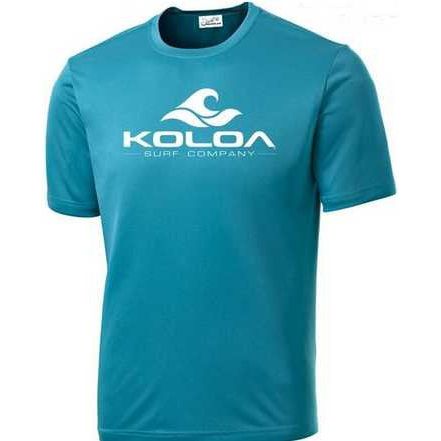 Koloa Surf Co. Wave Logo Moisture Wicking Athletic All Sport Training Tees Koloa Surf Company Men's Shirts