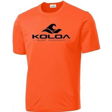 Koloa Surf Co. Wave Logo Moisture Wicking Athletic All Sport Training Tees Koloa Surf Company Men's Shirts