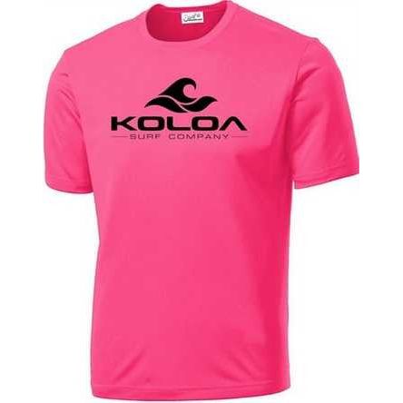 Koloa Surf Co. Wave Logo Moisture Wicking Athletic All Sport Training Tees Koloa Surf Company Men's Shirts