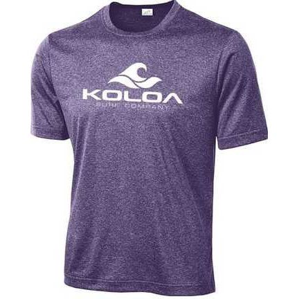 Koloa Surf Co. Wave Logo Moisture Wicking Athletic All Sport Training Tees Koloa Surf Company Men's Shirts