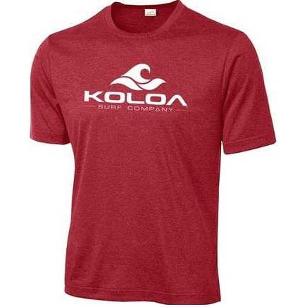 Koloa Surf Co. Wave Logo Moisture Wicking Athletic All Sport Training Tees Koloa Surf Company Men's Shirts