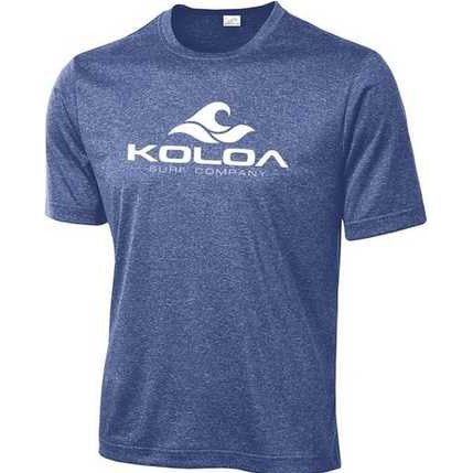 Koloa Surf Co. Wave Logo Moisture Wicking Athletic All Sport Training Tees Koloa Surf Company Men's Shirts