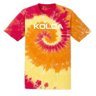 Koloa Surf Co. Original Logo Tie Dye Shirts in Sizes S-4XL Koloa Surf Company Men's Shirts