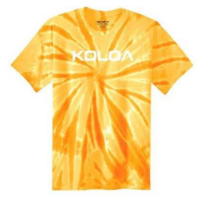 Koloa Surf Co. Original Logo Tie Dye Shirts in Sizes S-4XL Koloa Surf Company Men's Shirts