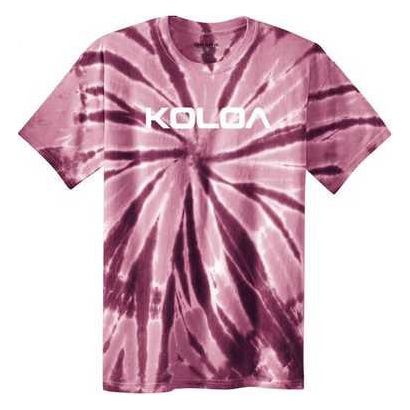 Koloa Surf Co. Original Logo Tie Dye Shirts in Sizes S-4XL Koloa Surf Company Men's Shirts