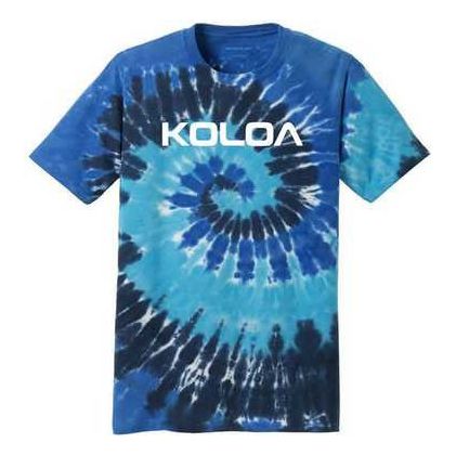 Koloa Surf Co. Original Logo Tie Dye Shirts in Sizes S-4XL Koloa Surf Company Men's Shirts