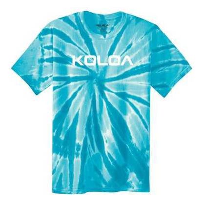 Koloa Surf Co. Original Logo Tie Dye Shirts in Sizes S-4XL Koloa Surf Company Men's Shirts