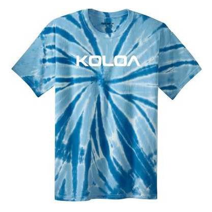 Koloa Surf Co. Original Logo Tie Dye Shirts in Sizes S-4XL Koloa Surf Company Men's Shirts