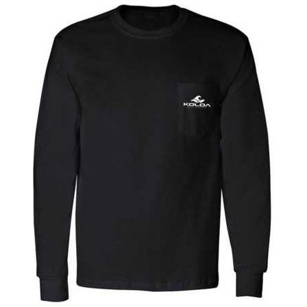 Koloa Surf Co. Classic Wave Long Sleeve Pocket Tees - Heavy Cotton T-Shirts Koloa Surf Company Men's Shirts