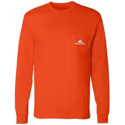 Koloa Surf Co. Classic Wave Long Sleeve Pocket Tees - Heavy Cotton T-Shirts Koloa Surf Company Men's Shirts