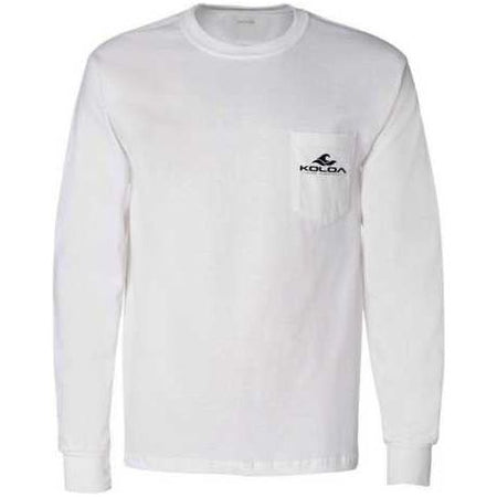 Koloa Surf Co. Classic Wave Long Sleeve Pocket Tees - Heavy Cotton T-Shirts Koloa Surf Company Men's Shirts