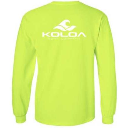 Koloa Surf Co. Classic Wave Long Sleeve Pocket Tees - Heavy Cotton T-Shirts Koloa Surf Company Men's Shirts