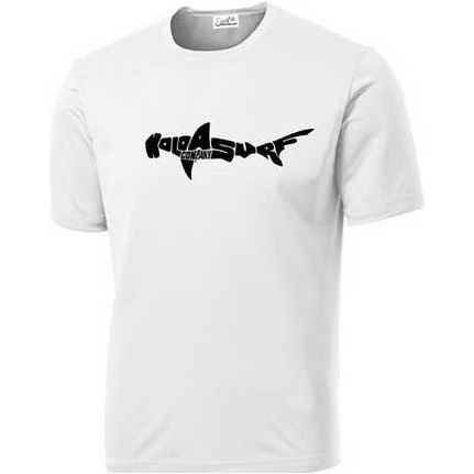 Koloa Surf Co. SHARK Logo Moisture Wicking Athletic T-Shirts Koloa Surf Company Men's Shirts