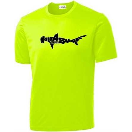 Koloa Surf Co. SHARK Logo Moisture Wicking Athletic T-Shirts Koloa Surf Company Men's Shirts