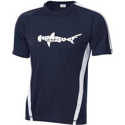 Koloa Surf Co. SHARK Logo Moisture Wicking Athletic T-Shirts Koloa Surf Company Men's Shirts