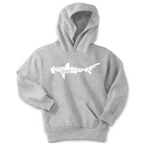 Koloa Surf Co. Shark Logo Youth Pullover Hoodies Koloa Surf Company Youth Apparel