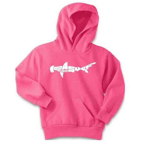 Koloa Surf Co. Shark Logo Youth Pullover Hoodies Koloa Surf Company Youth Apparel