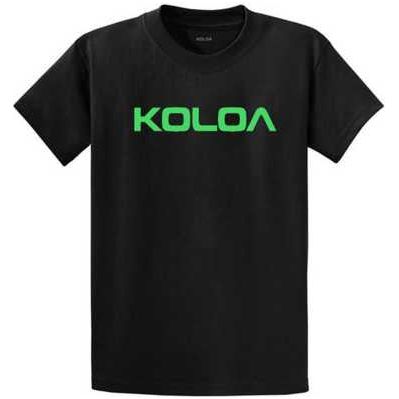 Koloa Surf Co. Koloa-Text Logo Heavy Cotton T-Shirts Koloa Surf Company Men's Shirts