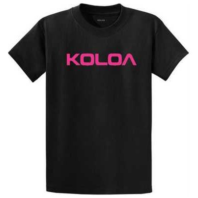 Koloa Surf Co. Koloa-Text Logo Heavy Cotton T-Shirts Koloa Surf Company Men's Shirts