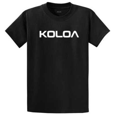 Koloa Surf Co. Koloa-Text Logo Heavy Cotton T-Shirts Koloa Surf Company Men's Shirts