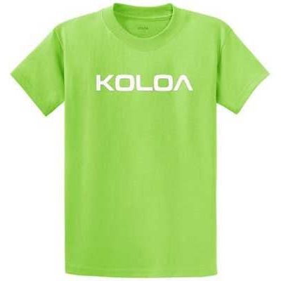 Koloa Surf Co. Koloa-Text Logo Heavy Cotton T-Shirts Koloa Surf Company Men's Shirts