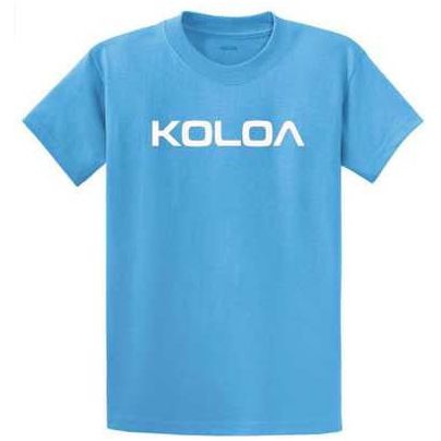 Koloa Surf Co. Koloa-Text Logo Heavy Cotton T-Shirts Koloa Surf Company Men's Shirts