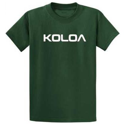 Koloa Surf Co. Koloa-Text Logo Heavy Cotton T-Shirts Koloa Surf Company Men's Shirts