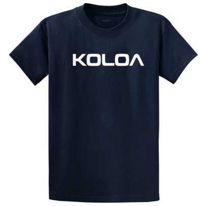 Koloa Surf Co. Koloa-Text Logo Heavy Cotton T-Shirts Koloa Surf Company Men's Shirts