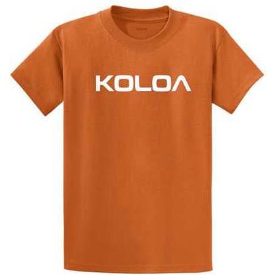 Koloa Surf Co. Koloa-Text Logo Heavy Cotton T-Shirts Koloa Surf Company Men's Shirts