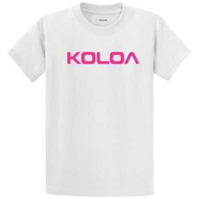 Koloa Surf Co. Koloa-Text Logo Heavy Cotton T-Shirts Koloa Surf Company Men's Shirts