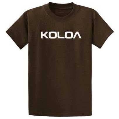 Koloa Surf Co. Koloa-Text Logo Heavy Cotton T-Shirts Koloa Surf Company Men's Shirts