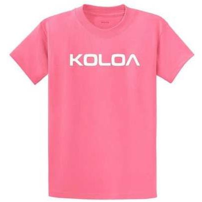 Koloa Surf Co. Koloa-Text Logo Heavy Cotton T-Shirts Koloa Surf Company Men's Shirts