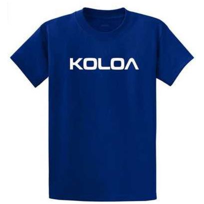 Koloa Surf Co. Koloa-Text Logo Heavy Cotton T-Shirts Koloa Surf Company Men's Shirts