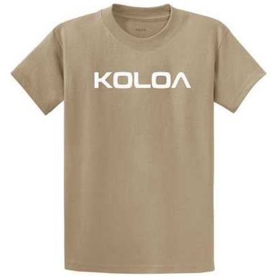 Koloa Surf Co. Koloa-Text Logo Heavy Cotton T-Shirts Koloa Surf Company Men's Shirts