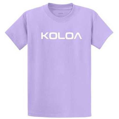 Koloa Surf Co. Koloa-Text Logo Heavy Cotton T-Shirts Koloa Surf Company Men's Shirts