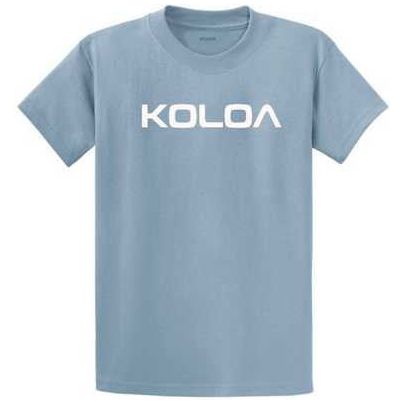 Koloa Surf Co. Koloa-Text Logo Heavy Cotton T-Shirts Koloa Surf Company Men's Shirts