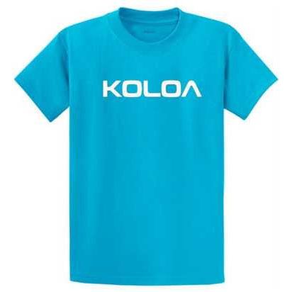 Koloa Surf Co. Koloa-Text Logo Heavy Cotton T-Shirts Koloa Surf Company Men's Shirts