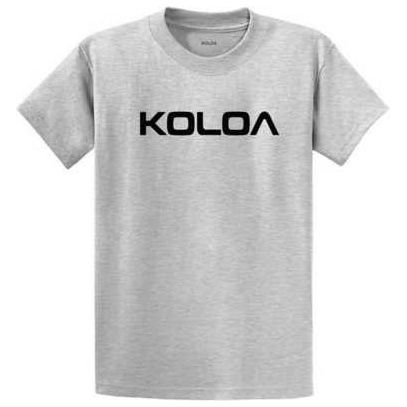 Koloa Surf Co. Koloa-Text Logo Heavy Cotton T-Shirts Koloa Surf Company Men's Shirts